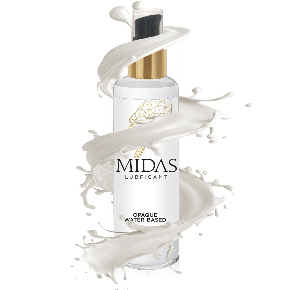 Midas Opaque Water Based Lubricant - 59 ml - Water Based Cum Lube - 59 ml - Silk and Sin
