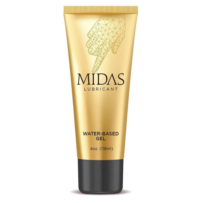Midas Water Based Gel - Water Based Gel Lubricant - 118 ml Tube - Silk and Sin