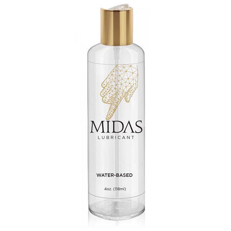 Midas Water Based Lube - Water Based Lubricant - 118 ml Bottle - Silk and Sin