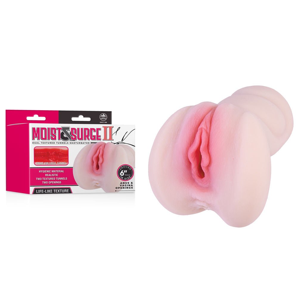 Moist & Surge II - Flesh Dual Layer Vagina Stroker - Silk and Sin