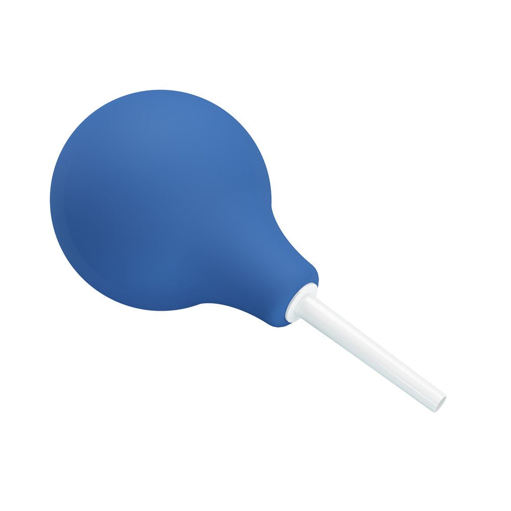 MR PLAY Anal Douche - Blue - Blue Unisex Douche - 224 ml Capacity - silkandsin