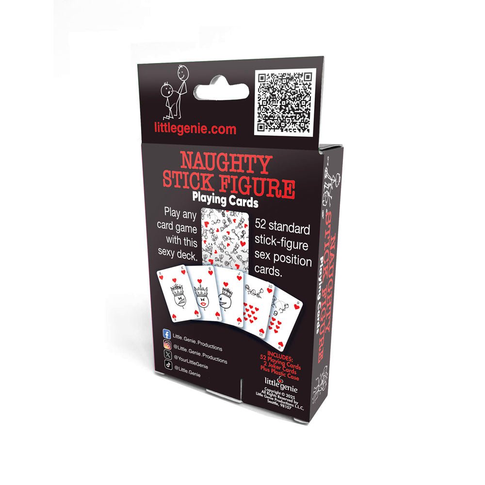 Naughty Stick Figure Playing Cards - Novelty Playing Cards - Silk and Sin