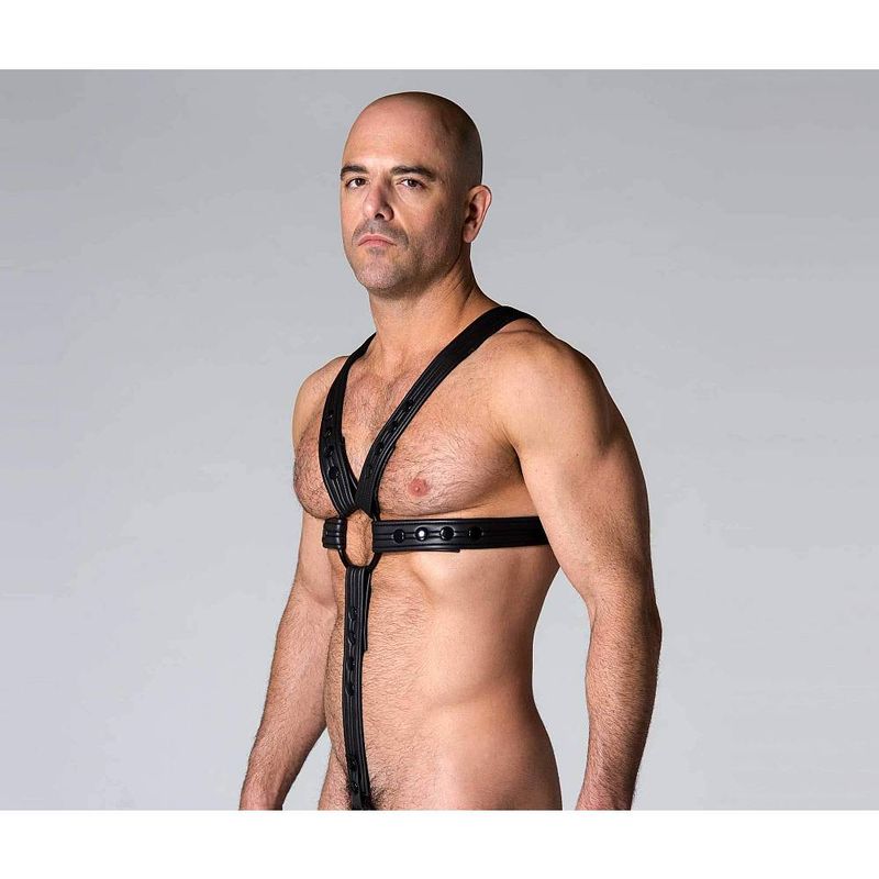 Neoprene Full Harness Black - Silk and Sin