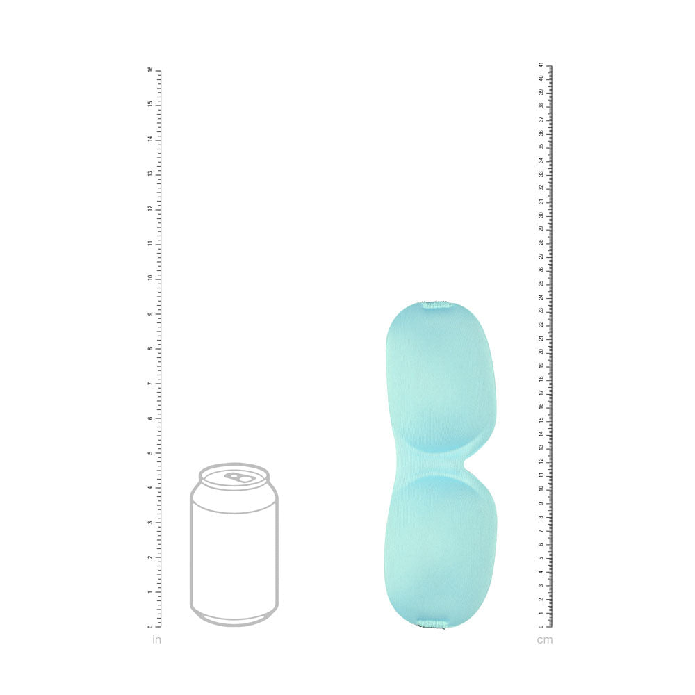 OUCH! 3D Mask - Powder Blue - Powder Blue Eye Mask - Silk and Sin