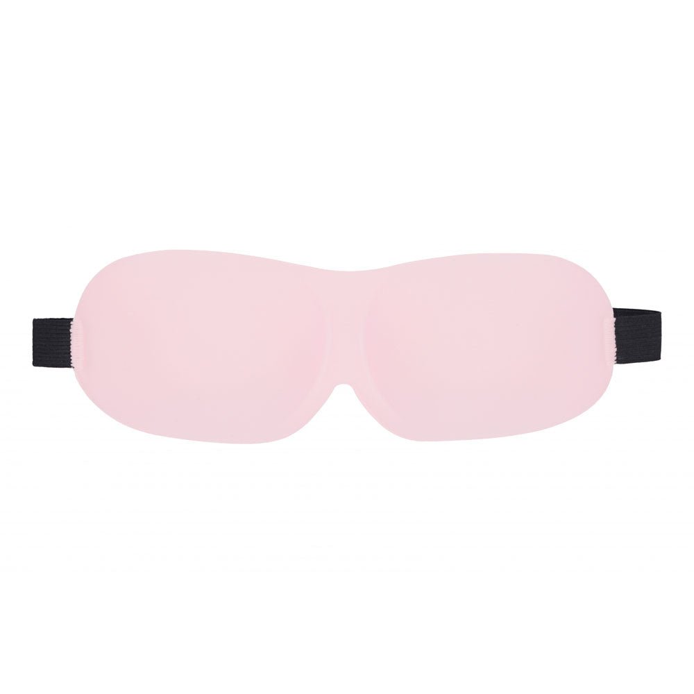 OUCH! 3D Mask - Powder Pink - Powder Pink Eye Mask - Silk and Sin