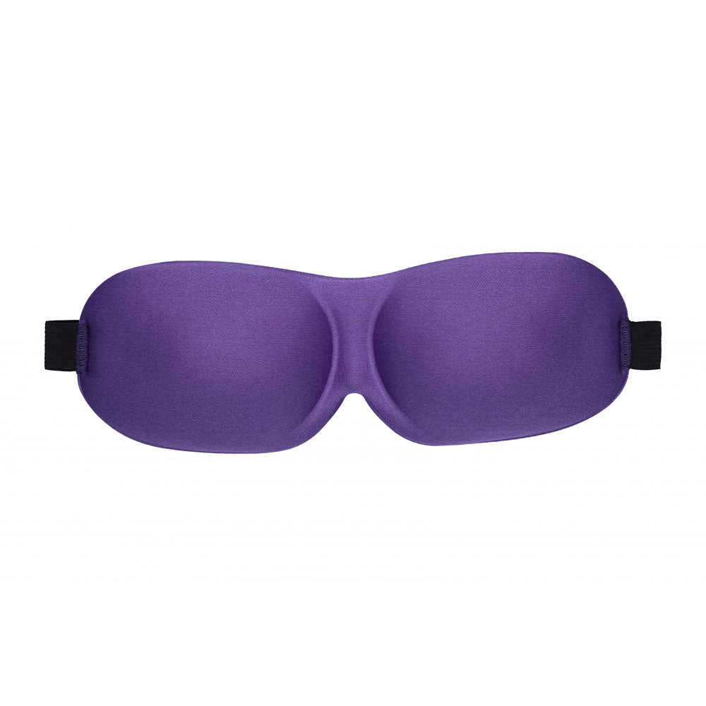OUCH! 3D Mask - Purple - Purple Eye Mask - Silk and Sin