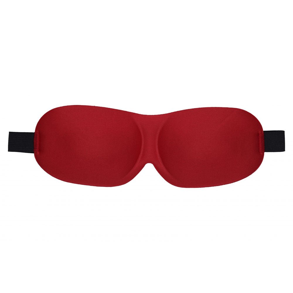 OUCH! 3D Mask - Red - Red Eye Mask - Silk and Sin