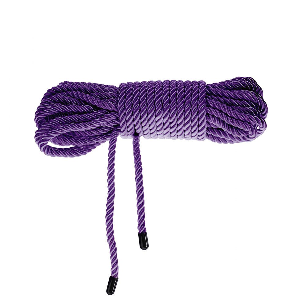 OUCH! Bondage Rope - 10 M - Purple - Purple Nylon Bondage Rope - 10 metre Length - Silk and Sin