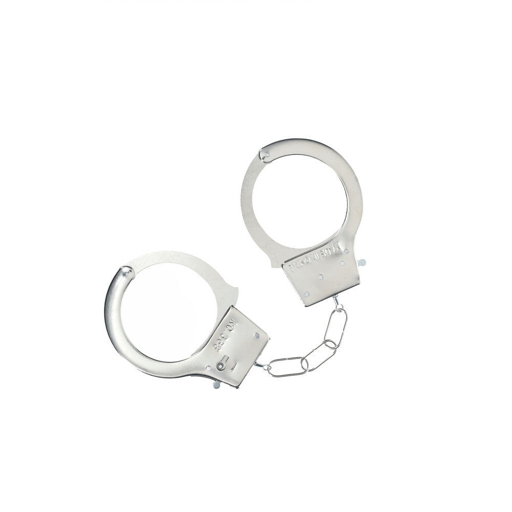 OUCH! Classic Metal Cuffs - Silver - Metal Restraints - Silk and Sin