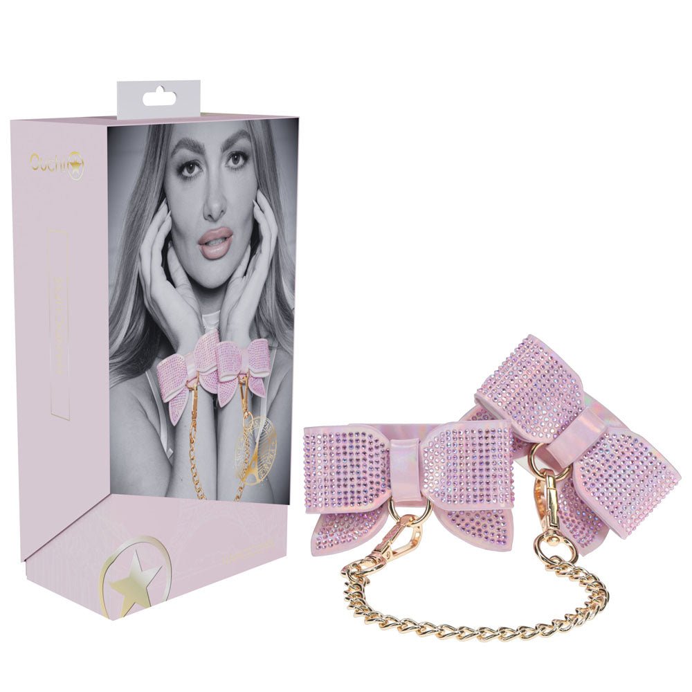 OUCH! Paris Collection - Handcuffs - Pink Restraints - silkandsin