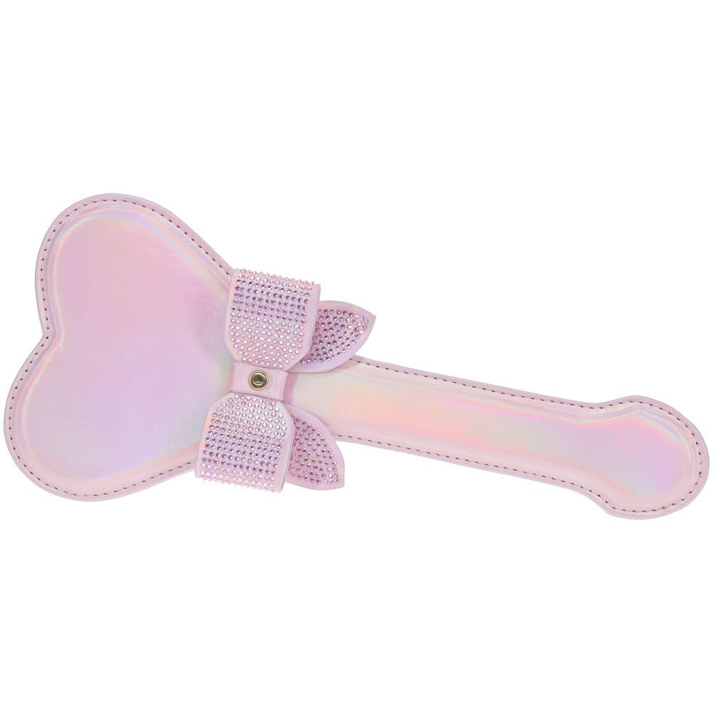 OUCH! Paris Collection - Paddle - Pink Heart Paddle - silkandsin
