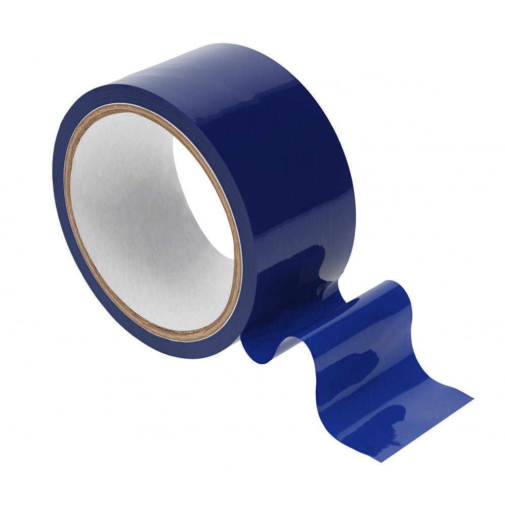 OUCH! PVC Non-Stick Tape - Navy - Navy Blue Bondage Tape - 20 metre Length - Silk and Sin