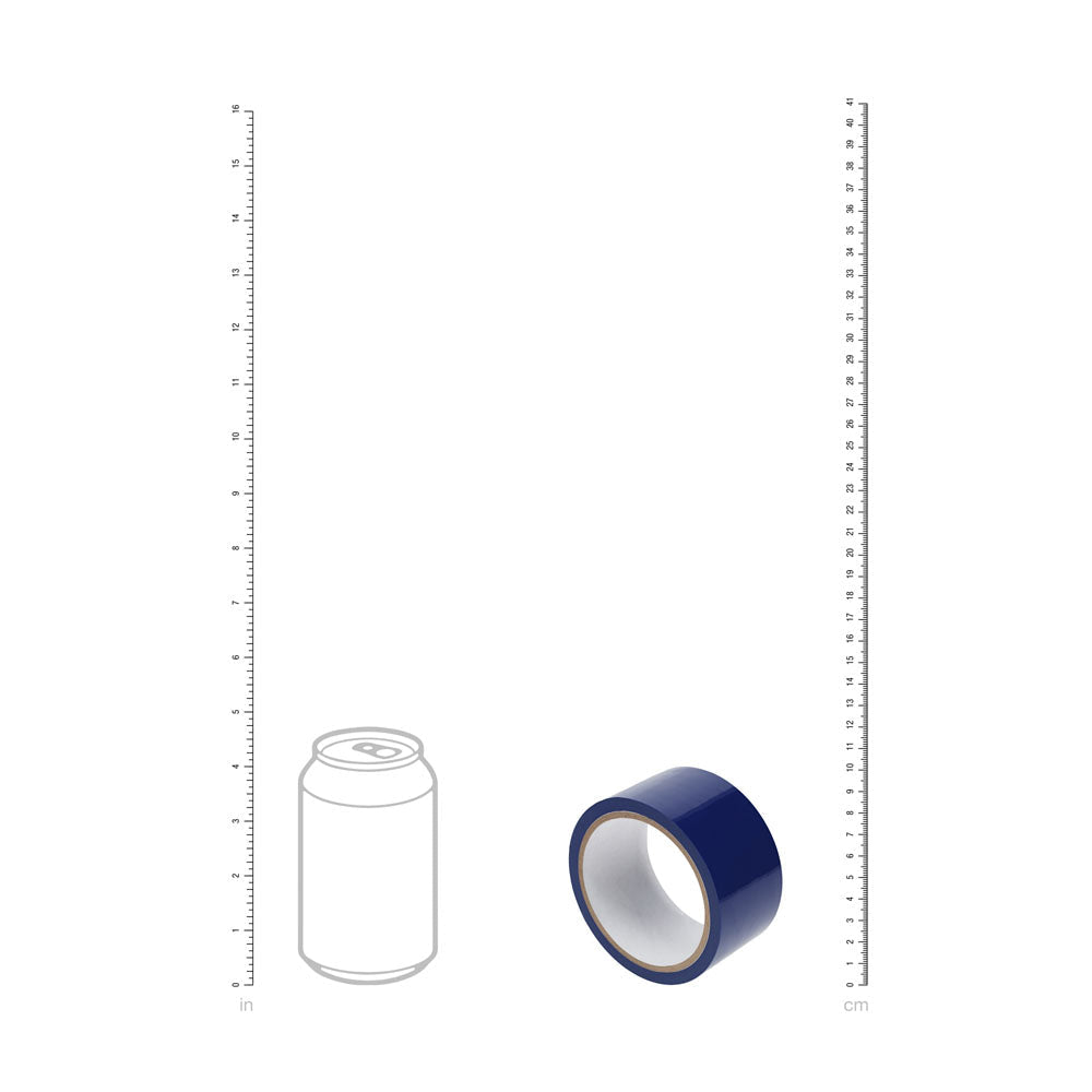 OUCH! PVC Non-Stick Tape - Navy - Navy Blue Bondage Tape - 20 metre Length - Silk and Sin