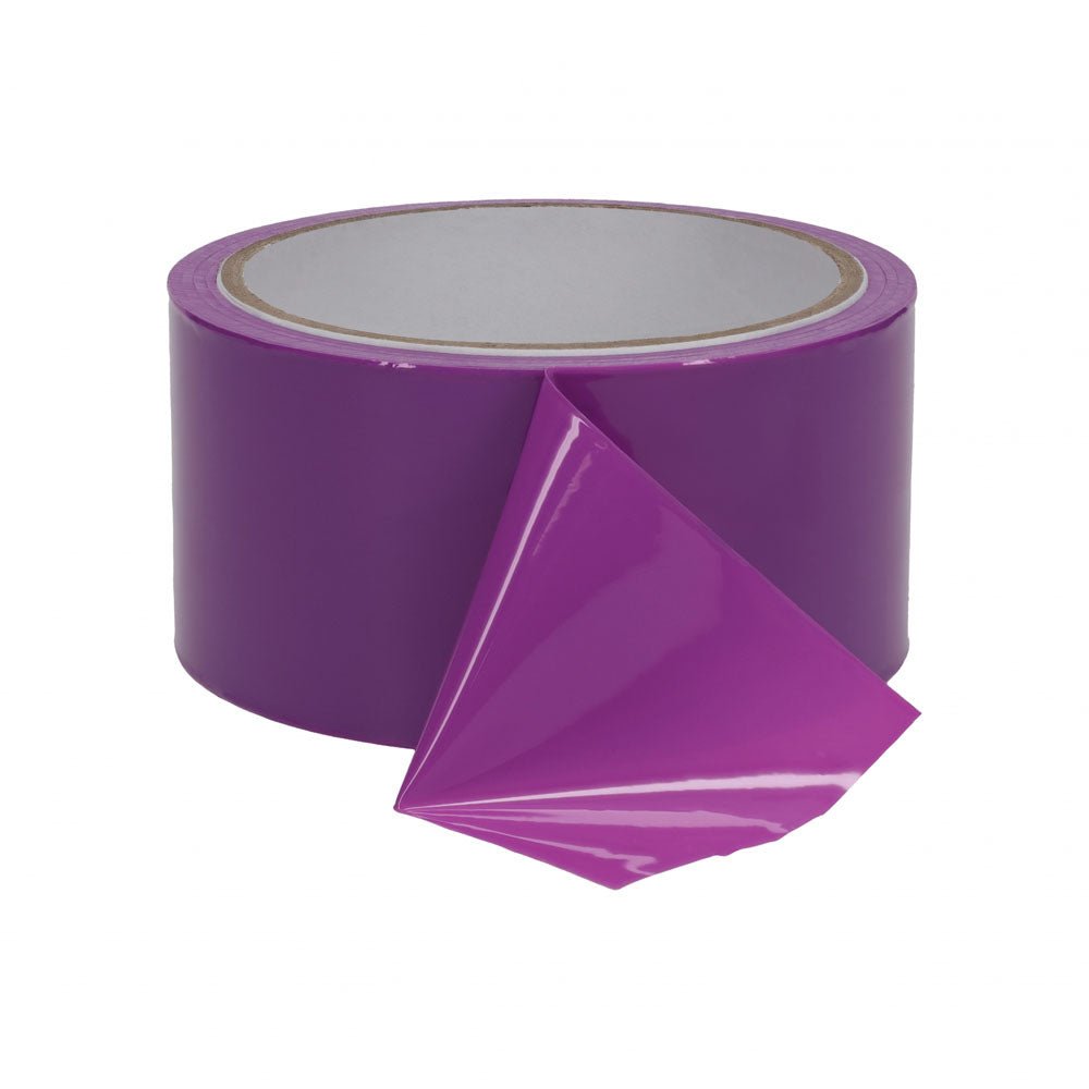 OUCH! PVC Non-Stick Tape - Purple - Purple Bondage Tape - 20 metre Length - Silk and Sin