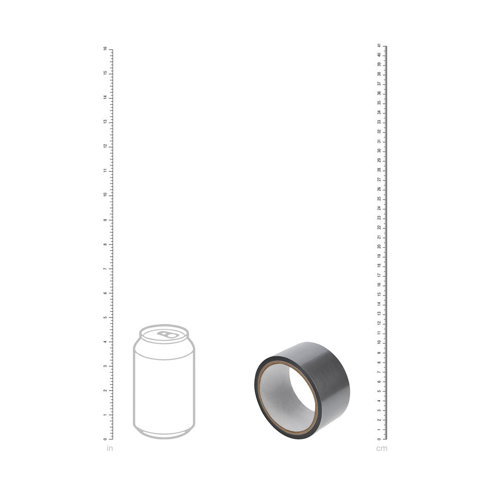OUCH! PVC Non-Stick Tape - Silver - Silver Bondage Tape - 20 metre Length - Silk and Sin
