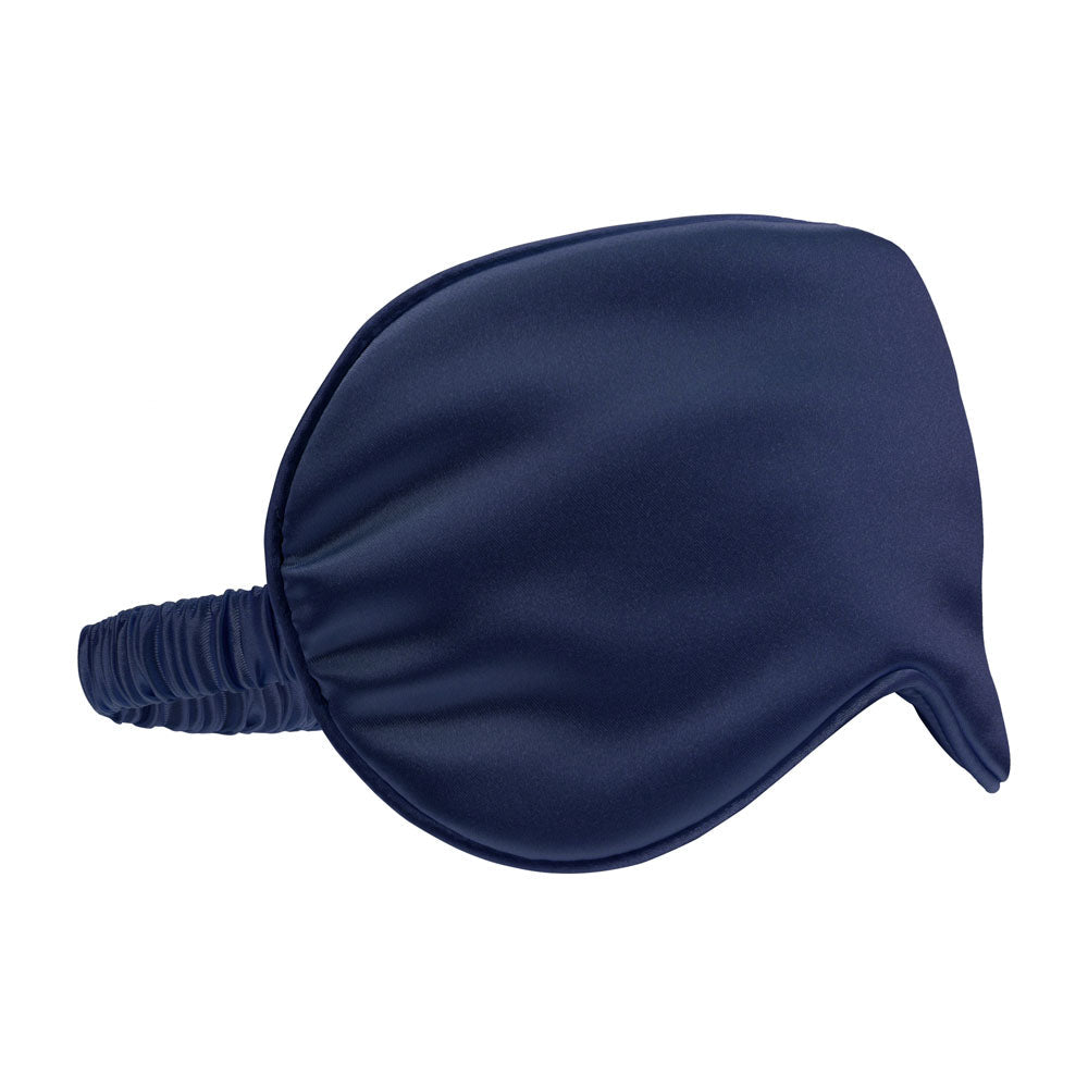 OUCH! Satin Mask - Navy - Navy Blue Eye Mask - Silk and Sin