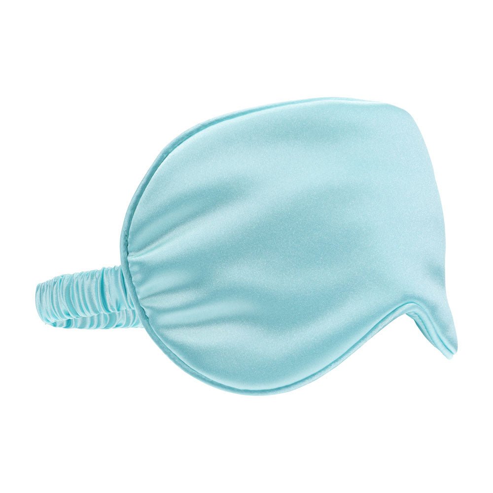 OUCH! Satin Mask - Powder Blue - Powder Blue Eye Mask - Silk and Sin