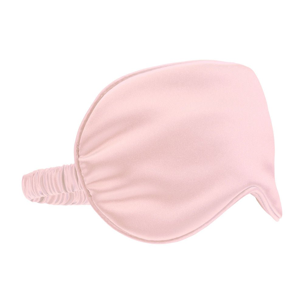 OUCH! Satin Mask - Powder Pink - Powder Pink Eye Mask - Silk and Sin