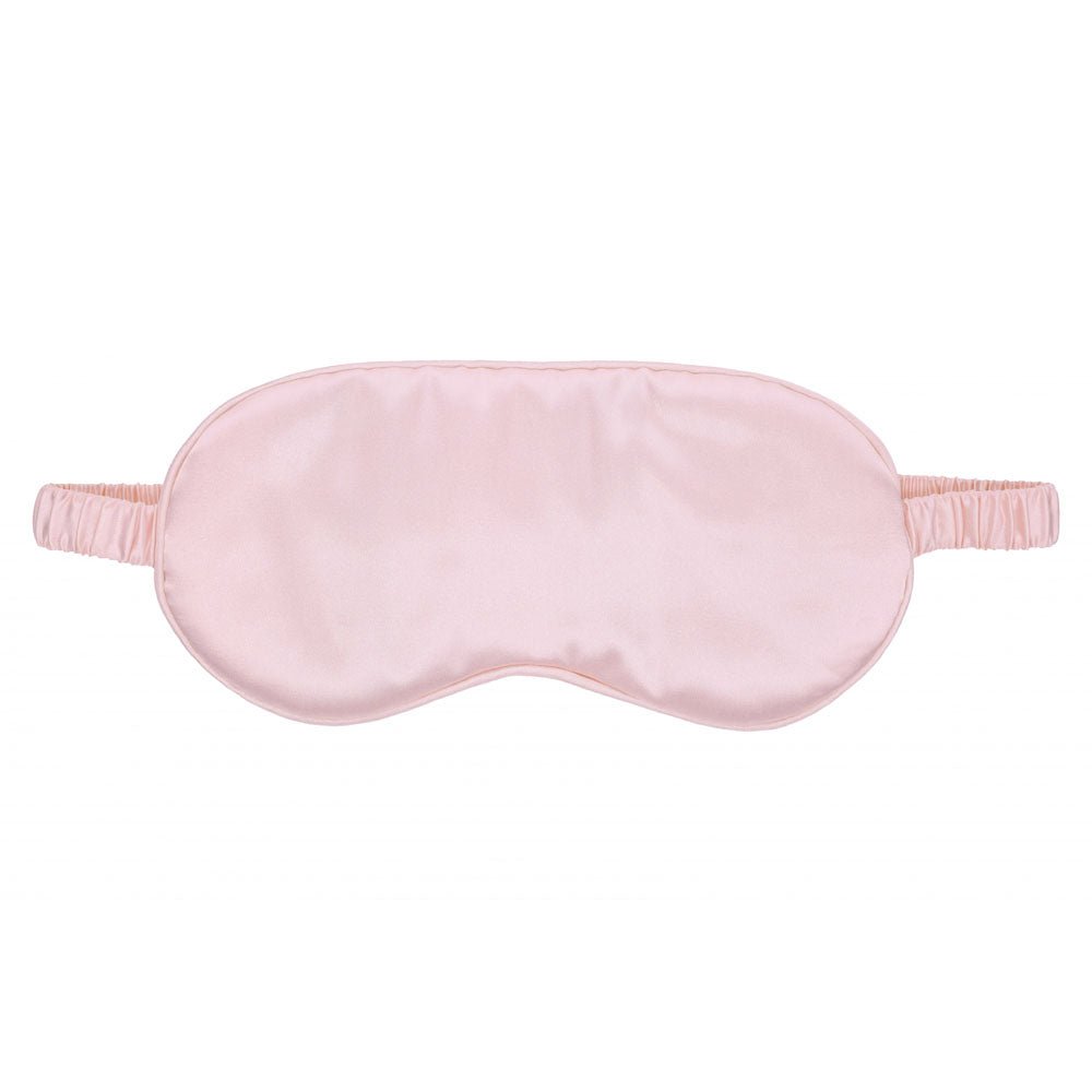 OUCH! Satin Mask - Powder Pink - Powder Pink Eye Mask - Silk and Sin