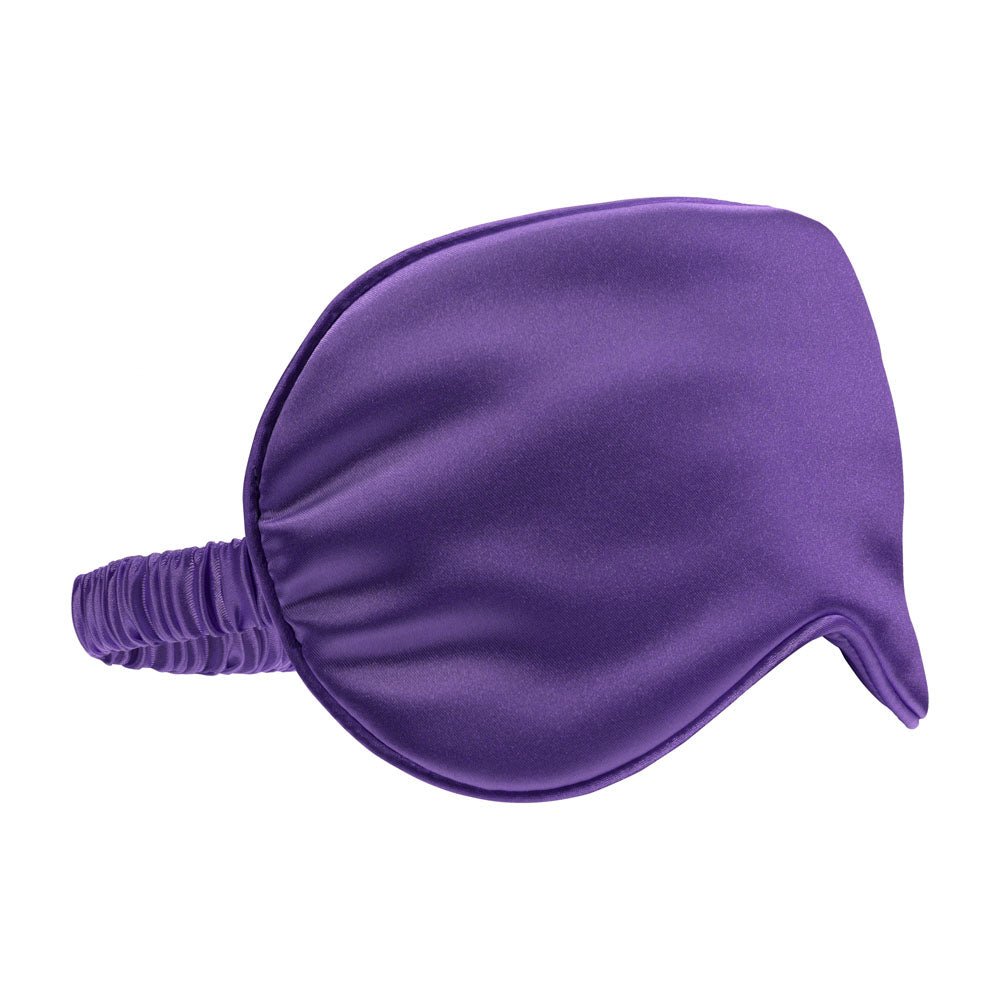 OUCH! Satin Mask - Purple - Purple Eye Mask - Silk and Sin