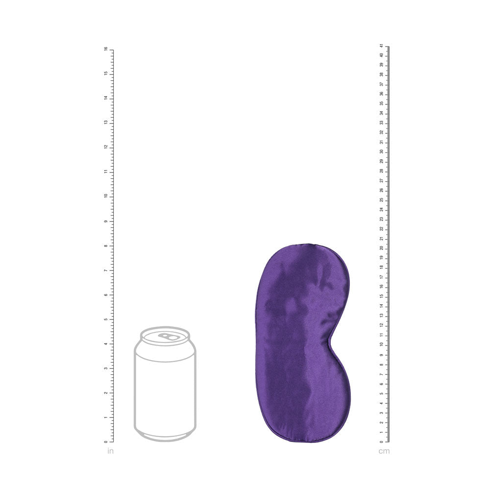 OUCH! Satin Mask - Purple - Purple Eye Mask - Silk and Sin