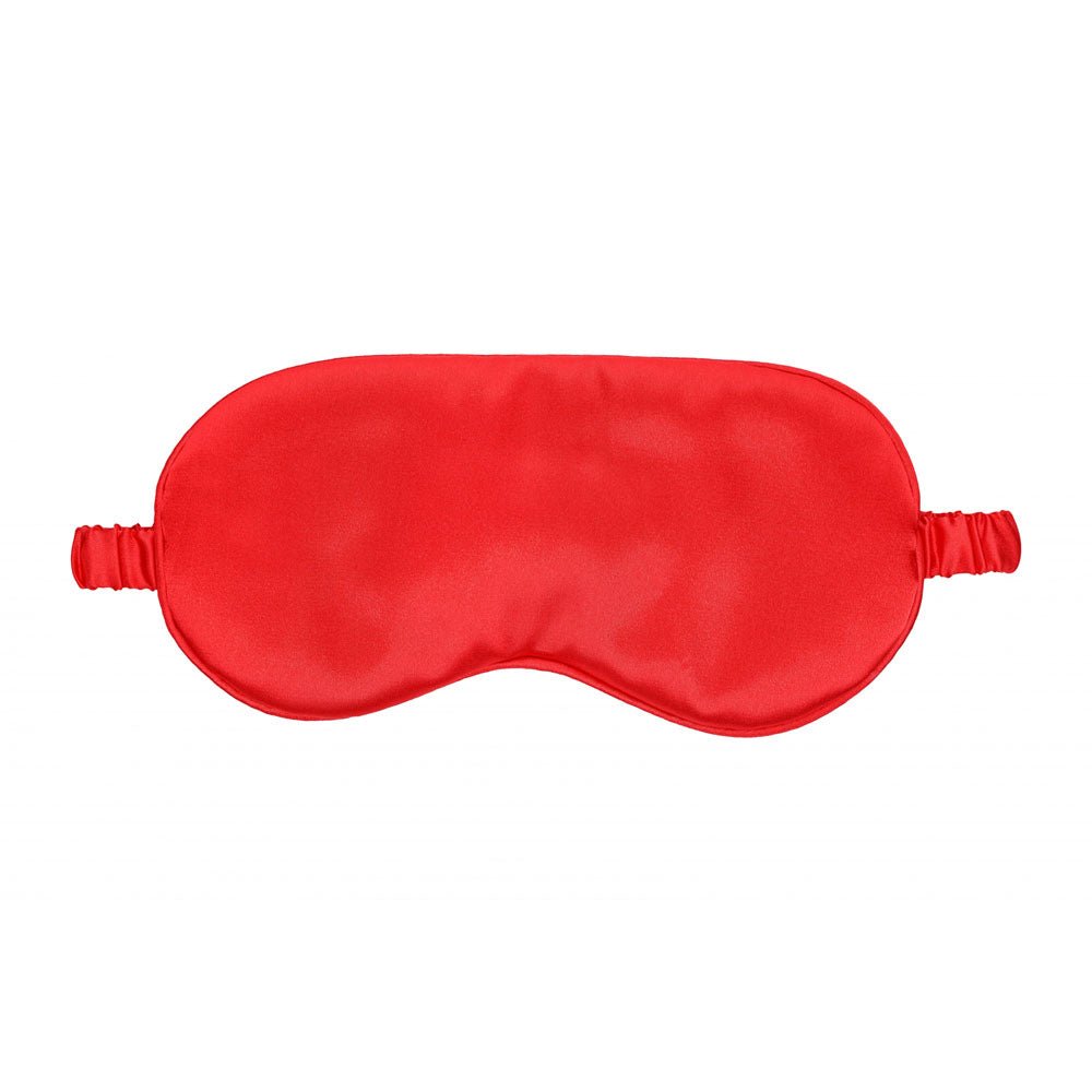 OUCH! Satin Mask - Red - Red Eye Mask - Silk and Sin