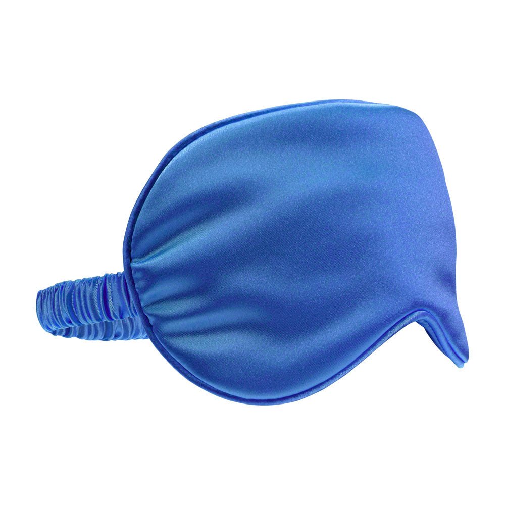 OUCH! Satin Mask - Royal Blue - Royal Blue Eye Mask - Silk and Sin
