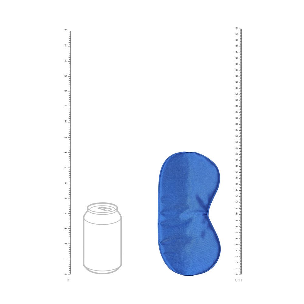 OUCH! Satin Mask - Royal Blue - Royal Blue Eye Mask - Silk and Sin