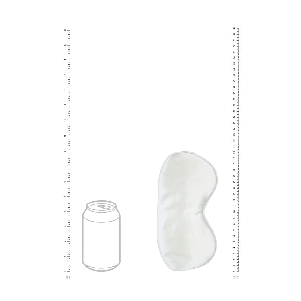 OUCH! Satin Mask - Silver - Silver Eye Mask - Silk and Sin