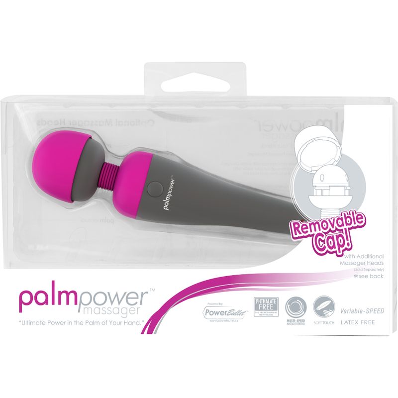 PalmPower Massage Wand Pink - silkandsin
