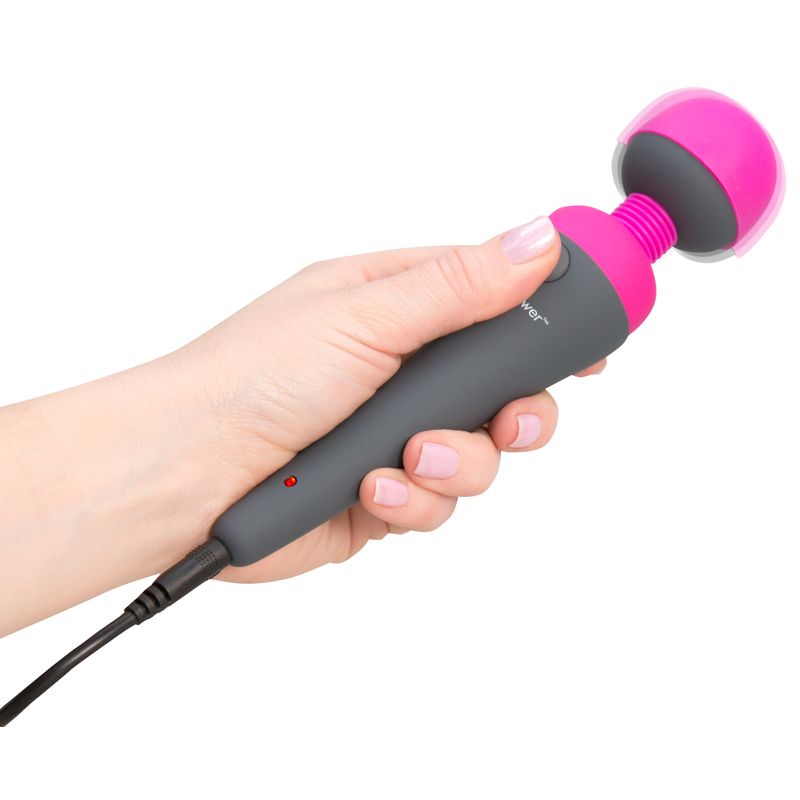 PalmPower Massage Wand Pink - silkandsin