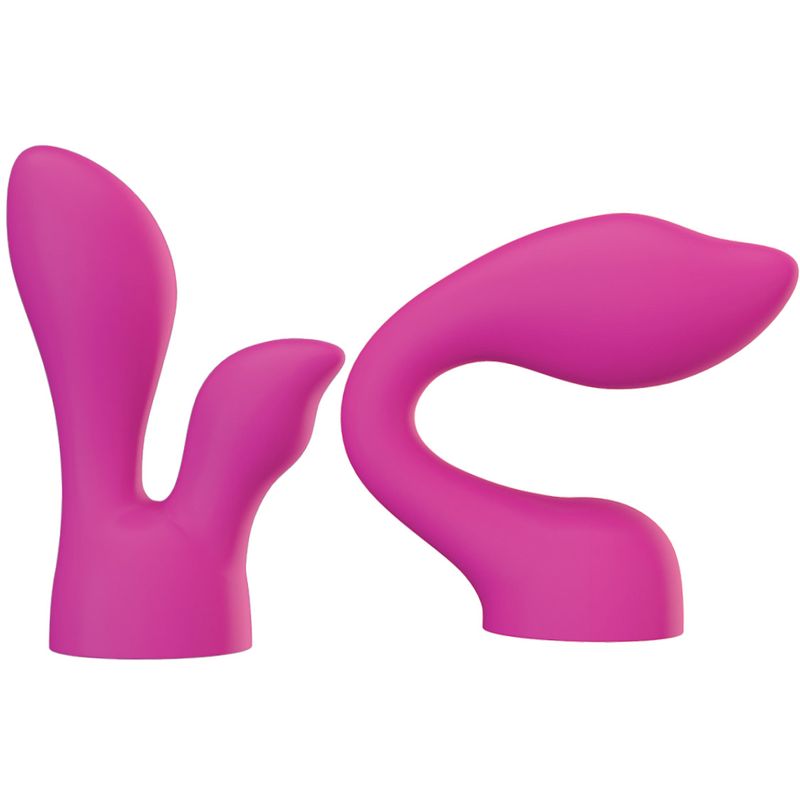 PalmSensual Massager Heads Pink (For use with PalmPower) - silkandsin