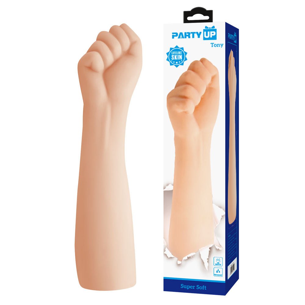 Party Up TONY Fist - Flesh 36 cm Fist Dildo - Silk and Sin