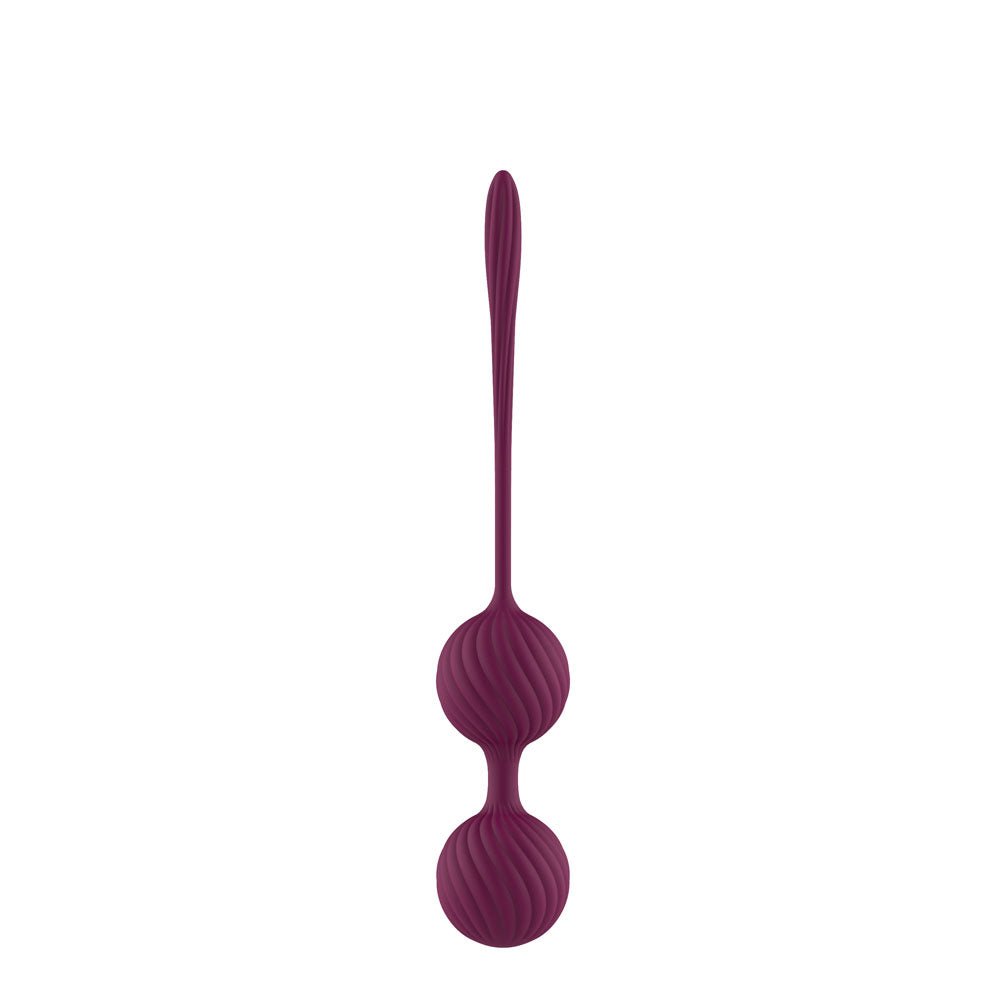 Passion Play Kegel Balls - Purple Dual Kegel Balls - silkandsin