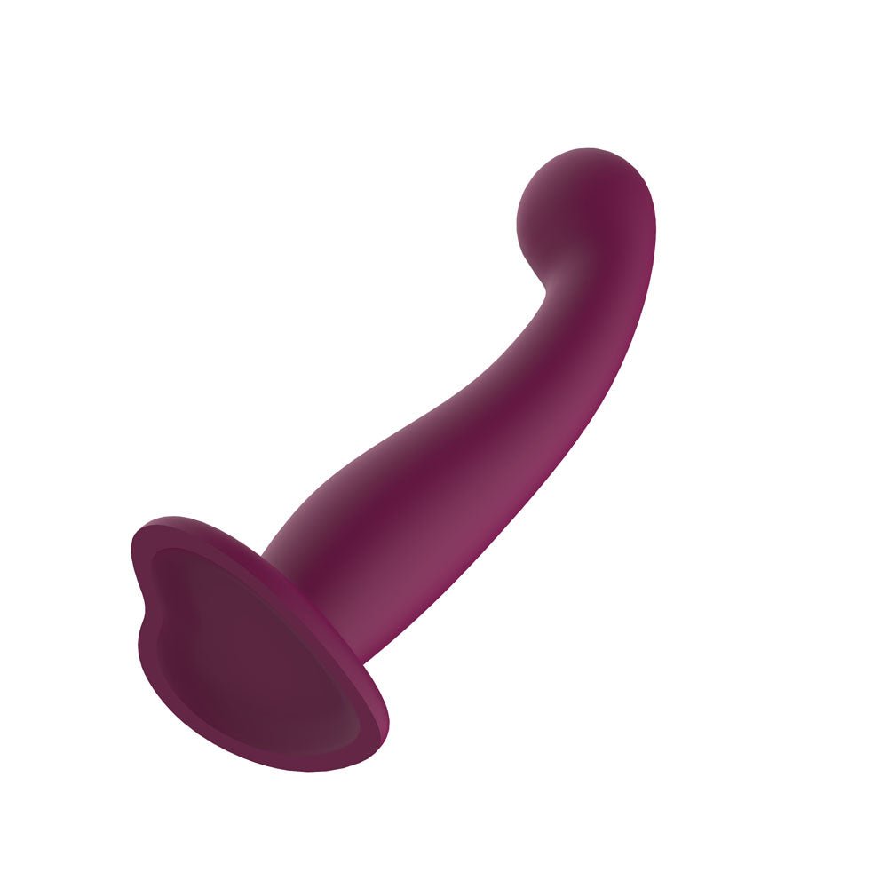 Passion Play Liquid Silicone Dildo - Purple - Purple 18 cm Dildo - silkandsin