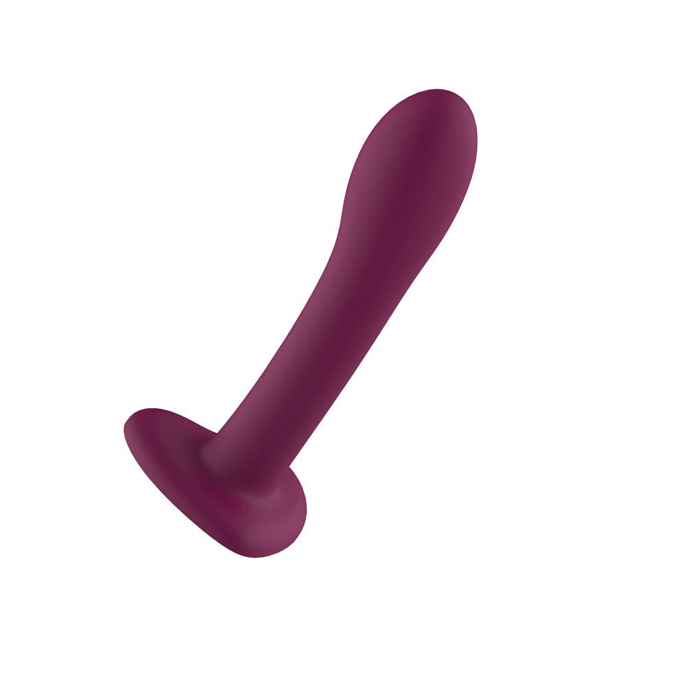 Passion Play Liquid Silicone Dildo - Purple - Purple 18 cm Dildo - silkandsin