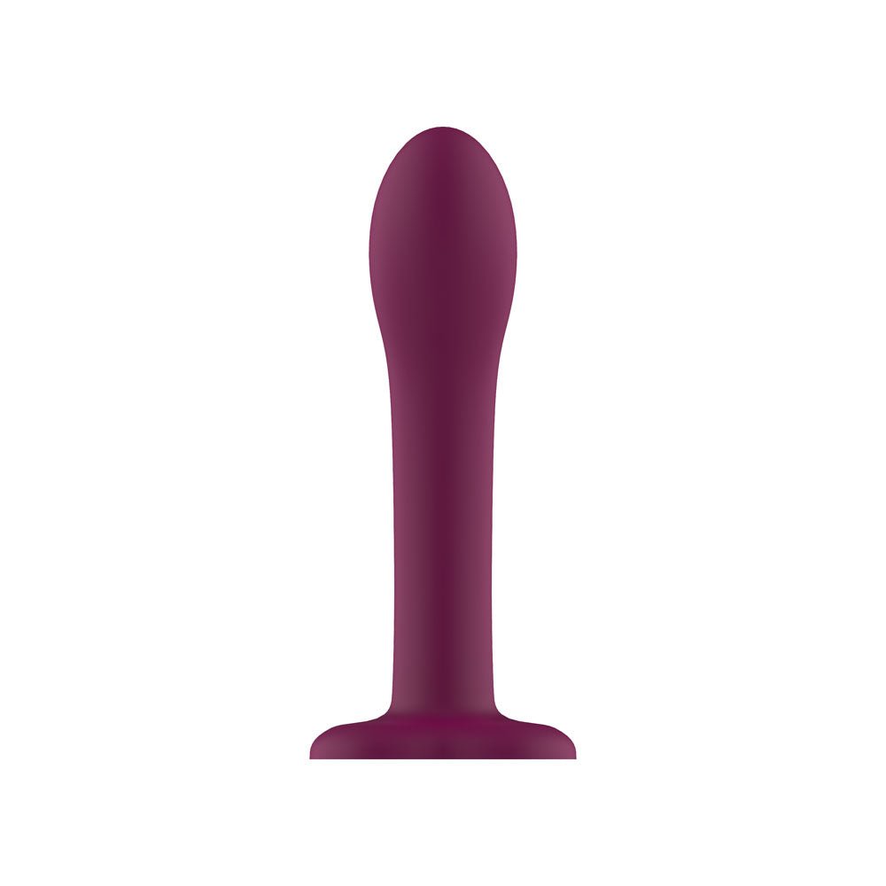 Passion Play Liquid Silicone Dildo - Purple - Purple 18 cm Dildo - silkandsin