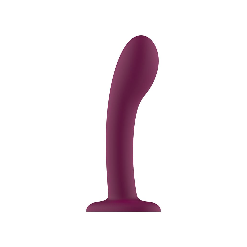 Passion Play Liquid Silicone Dildo - Purple - Purple 18 cm Dildo - silkandsin