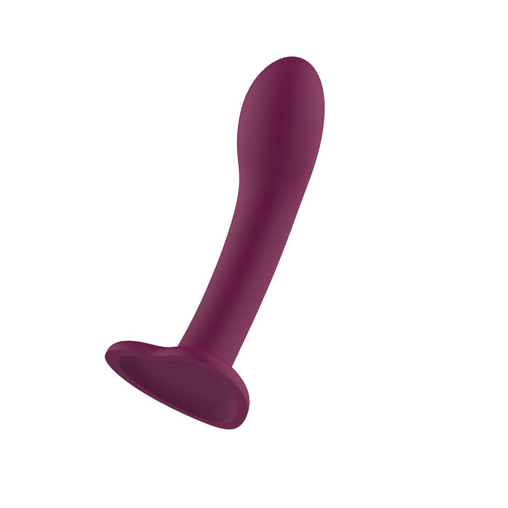 Passion Play Liquid Silicone Dildo - Purple - Purple 18 cm Dildo - silkandsin