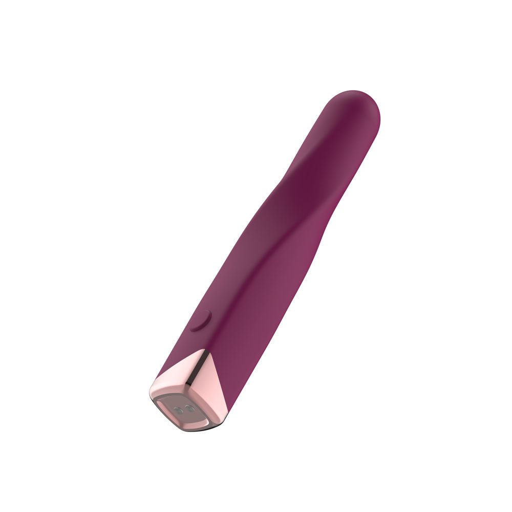 Passion Play Rechargeable Vibrating Bullet - Purple - Purple 12 cm USB Rechargeable Vibrating Bullet - Silk and Sin