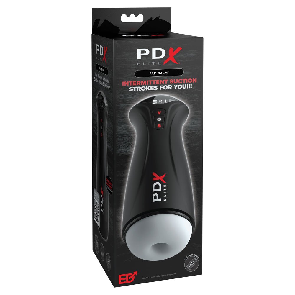 PDX Elite Fuck - Gasm - Flesh - USB Rechargeable Sucking & Vibrating Auto Stroker - silkandsin
