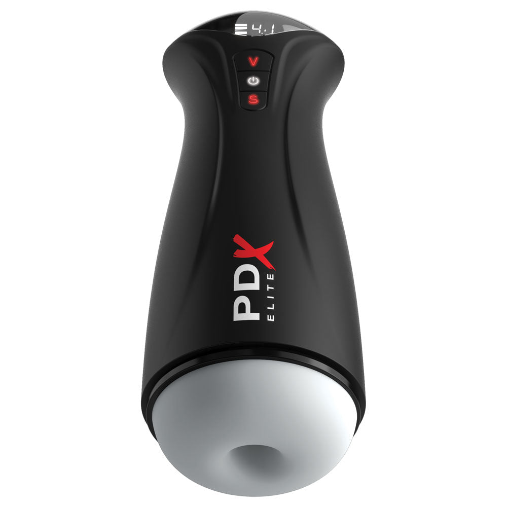 PDX Elite Fuck - Gasm - Flesh - USB Rechargeable Sucking & Vibrating Auto Stroker - silkandsin