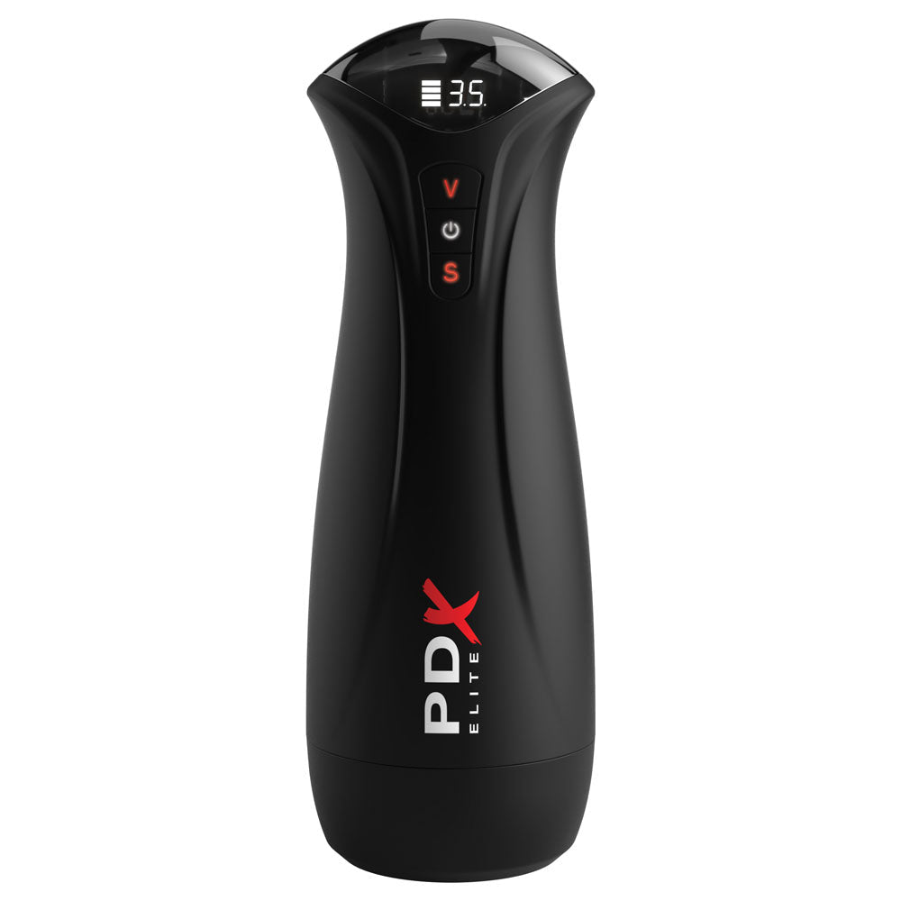 PDX Elite Fuck - Gasm - Flesh - USB Rechargeable Sucking & Vibrating Auto Stroker - silkandsin