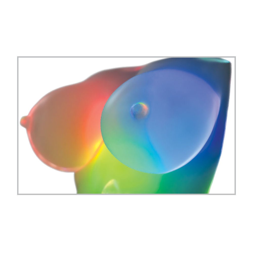 PDX Elite Go-Go Bator LED Mega Masturbator - Clear with LED Mini Torso Masturbator - Silk and Sin