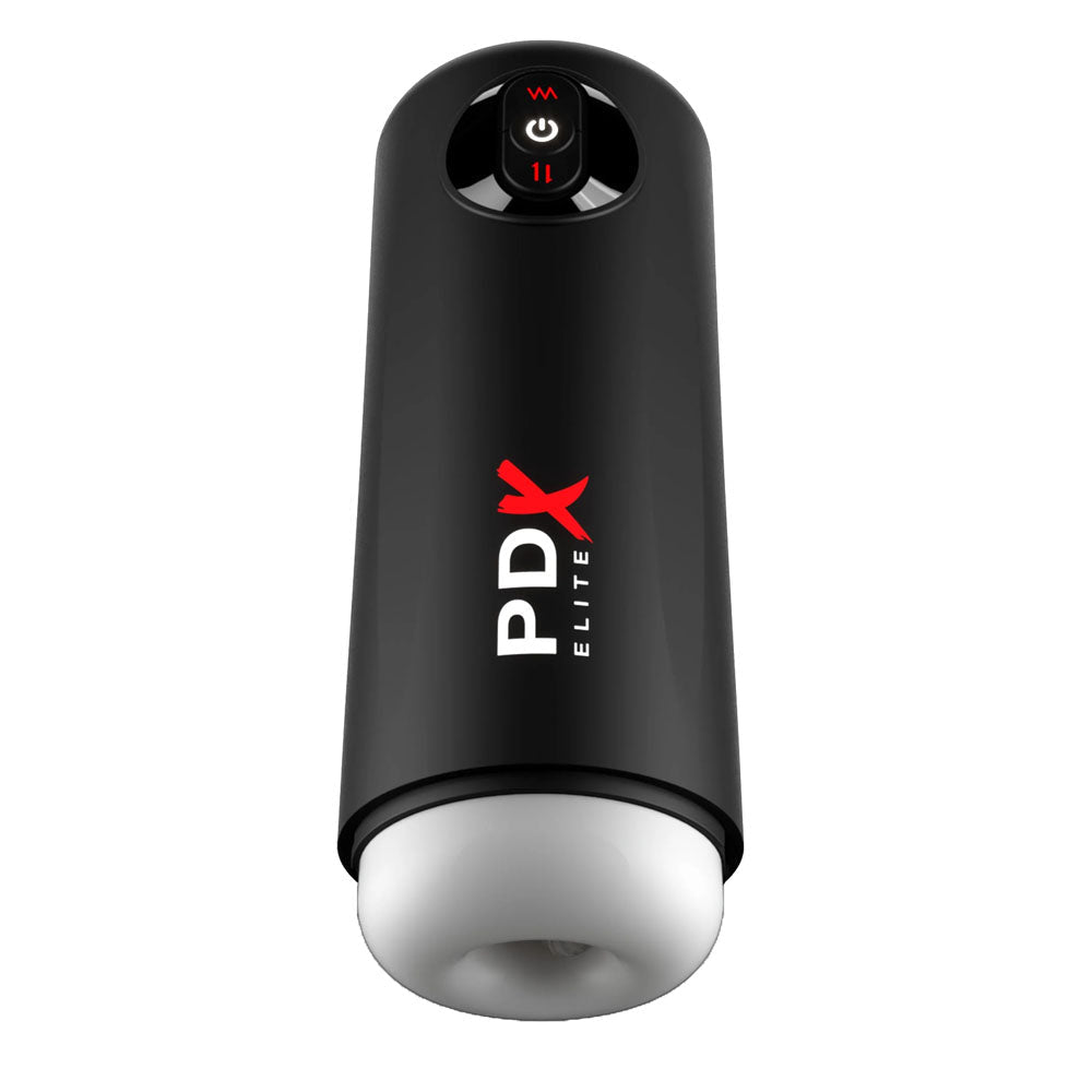 PDX Elite Moto Milker - USB Rechargeable Thrusting & Vibrating Auto Stroker - silkandsin