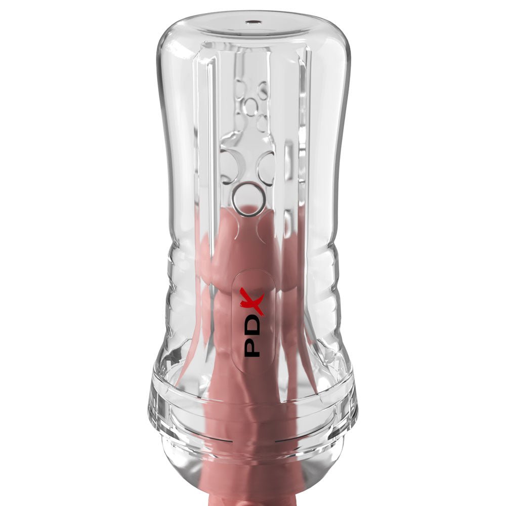 PDX Elite ViewTube EZ - Grip Stroker - Clear Stroker - silkandsin