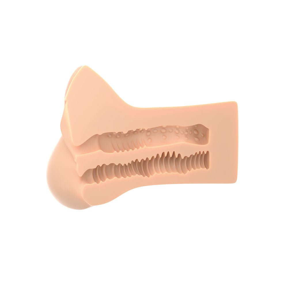 PDX Plus Pick Your Pleasure Stroker XL - Light - Flesh Vagina Stroker - silkandsin