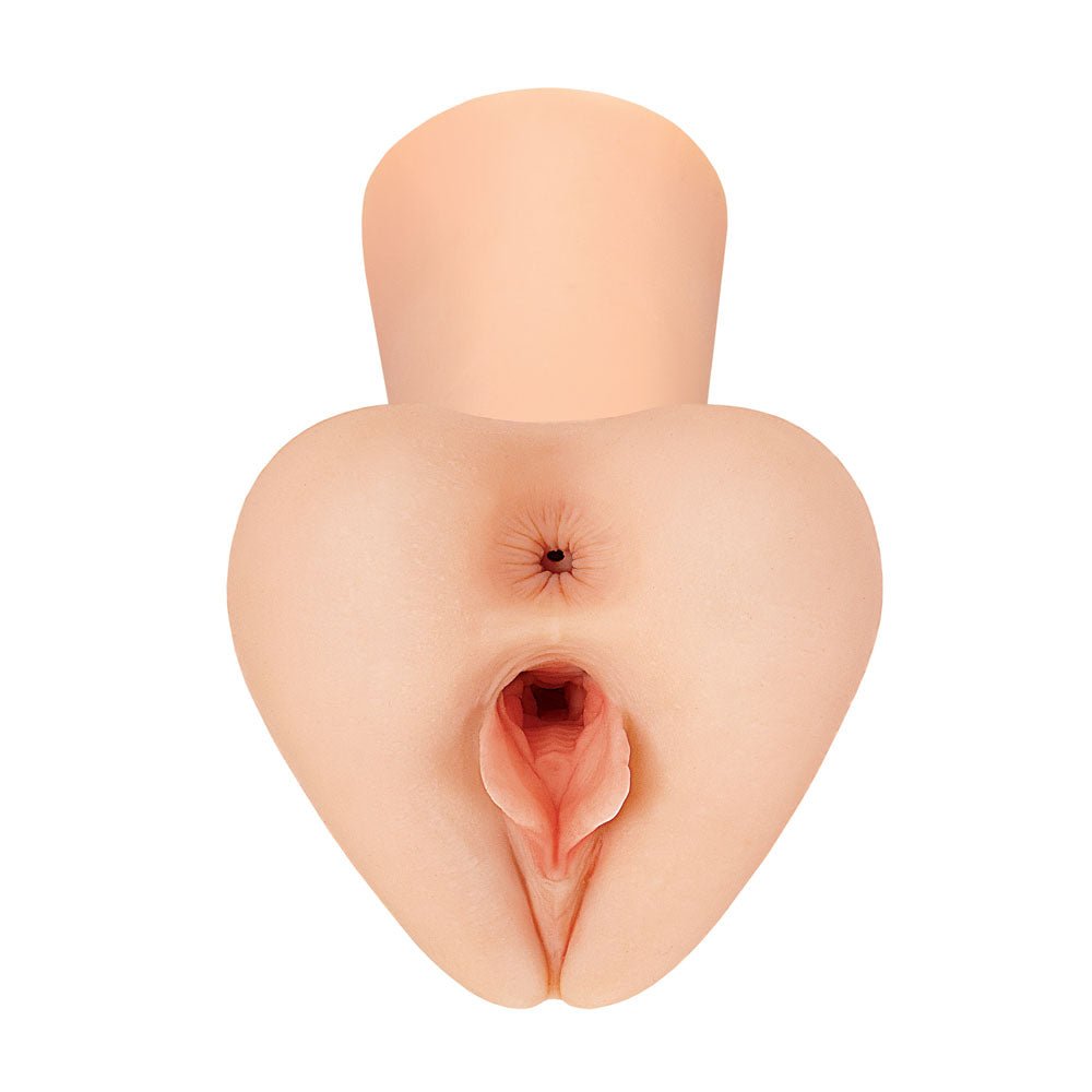 PDX Plus Pick Your Pleasure Stroker XL - Light - Flesh Vagina Stroker - silkandsin