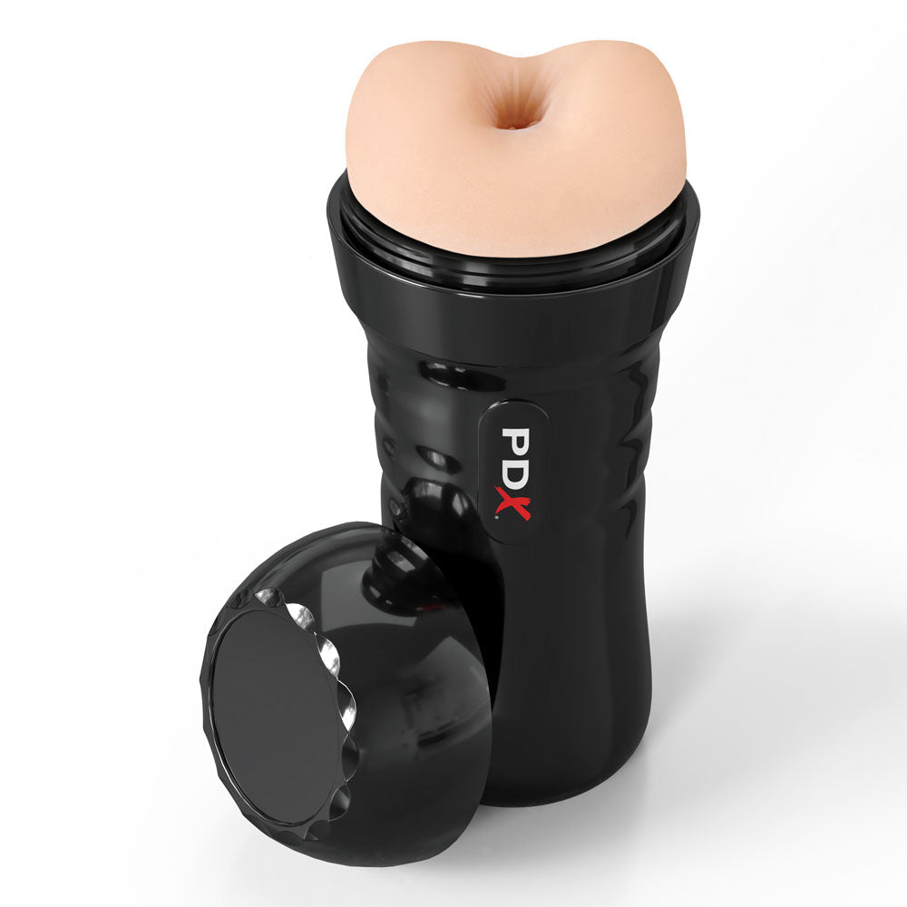 PDX Wet Bussies Super Bangin Butt - Light - Flesh Anal Stroker - silkandsin