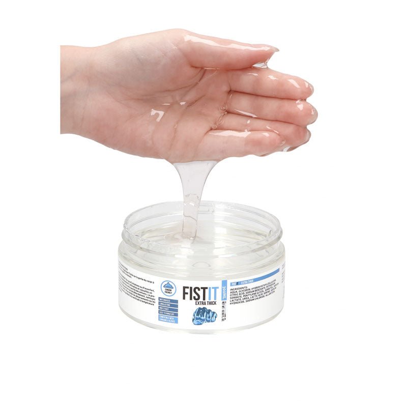 PHARMQUESTS Fist-It Extra Thick - 300ml - Thick Water Based Lubricant - 300 ml Tub - Silk and Sin